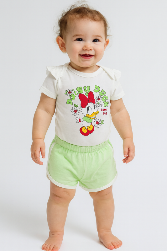 Daisy Duck Bodysuit & Shorts Set
