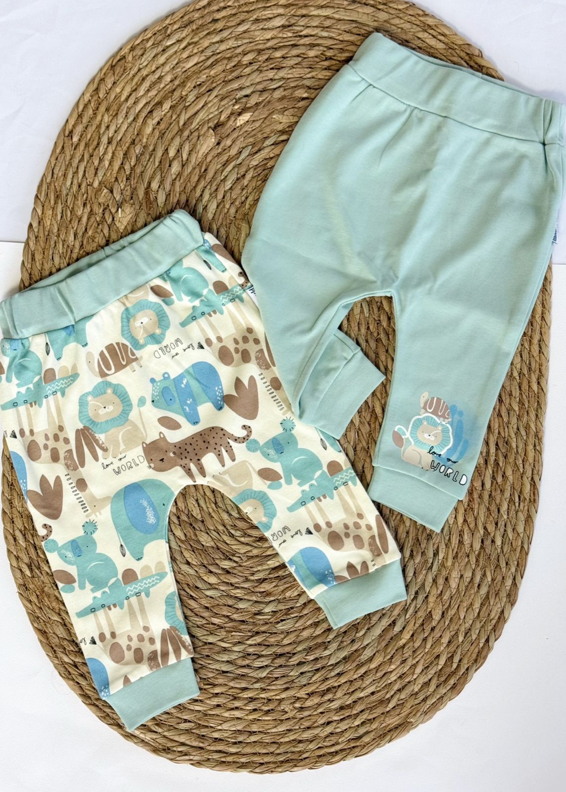 Pack of 2 cotton leggings