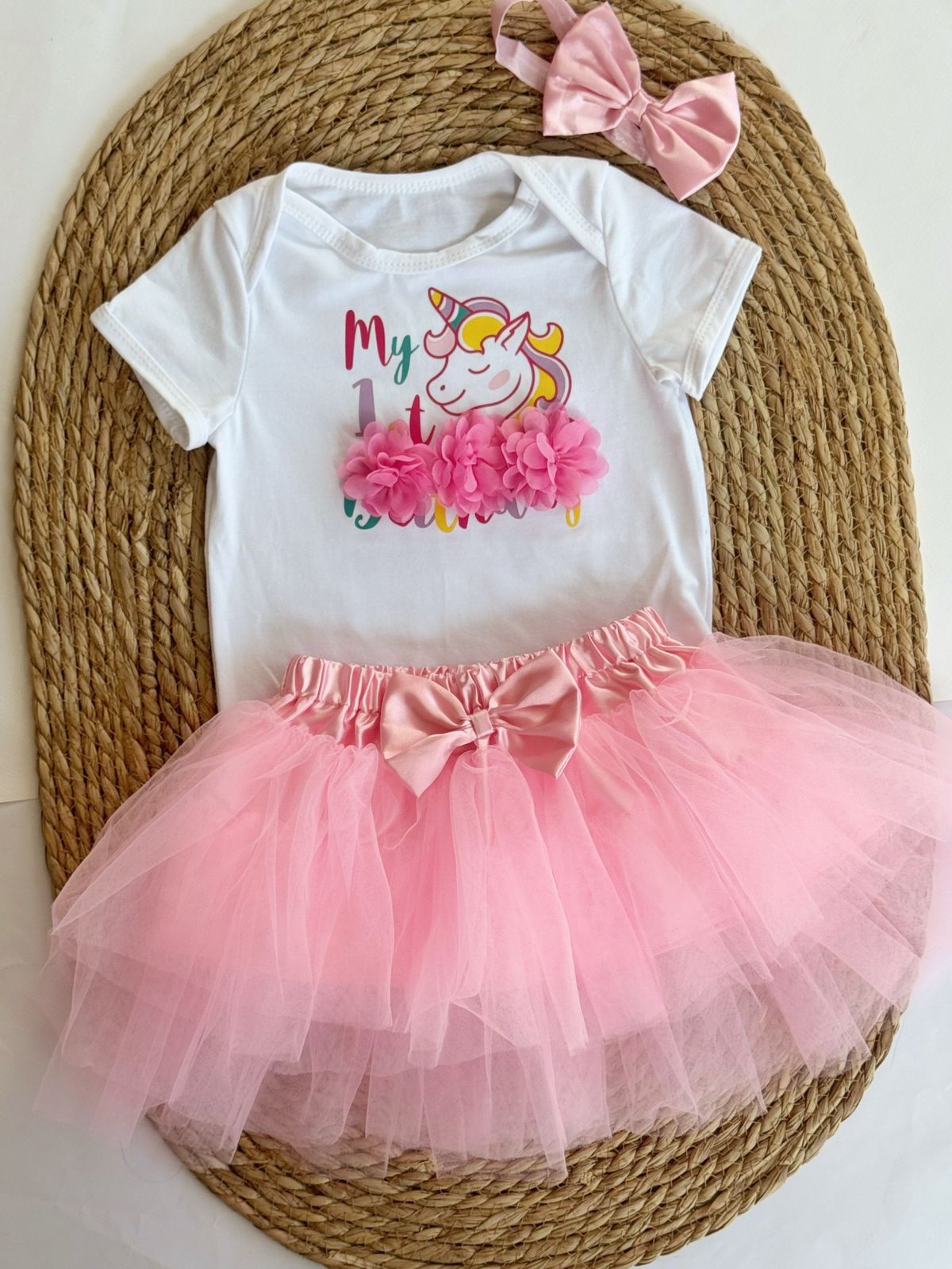 1st Birthday Girl's Set