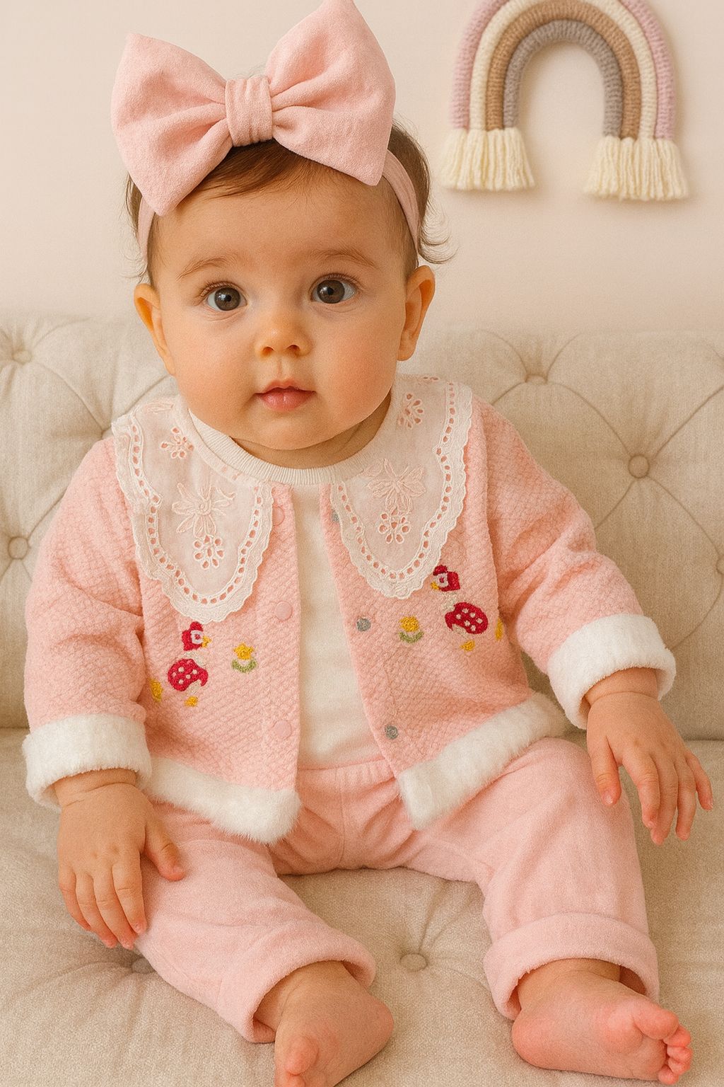 3 pieces velvet set available in 3 colors