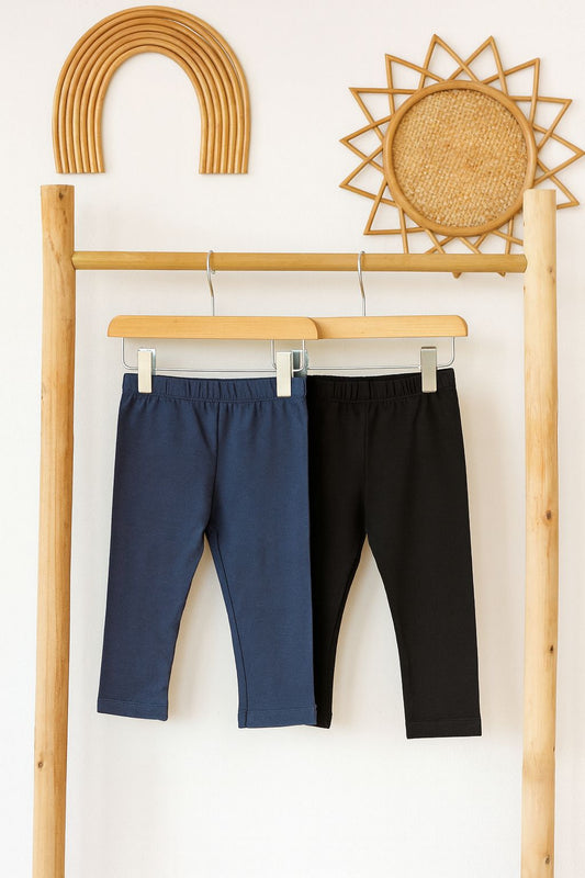 Cotton leggings available in 2 colors