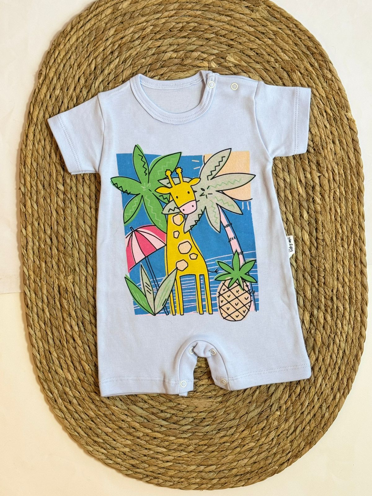 Cotton Girafe Romper (4 colors)
