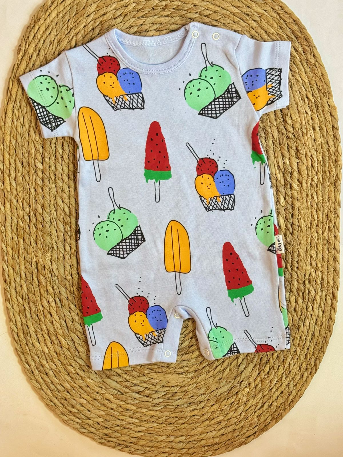 Cotton Ice Cream Romper (2 colors)