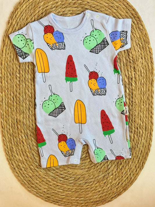 Cotton Ice Cream Romper (2 colors)