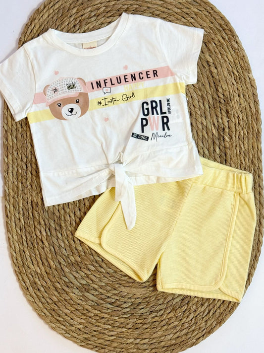 Toddler Girl Cotton set available in 5 colors