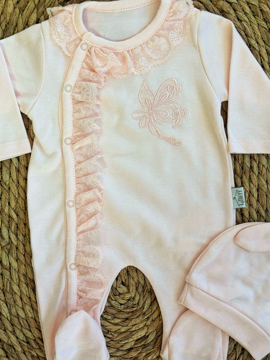 100% Cotton Overall with Hat