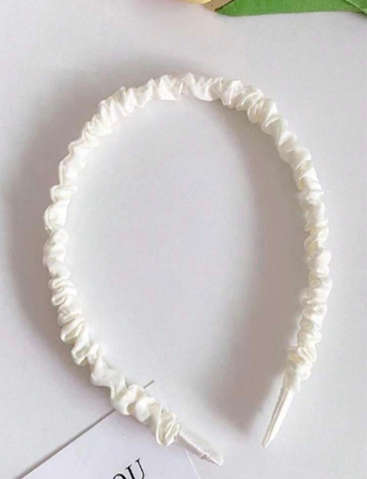 Satin Pleated Headbands