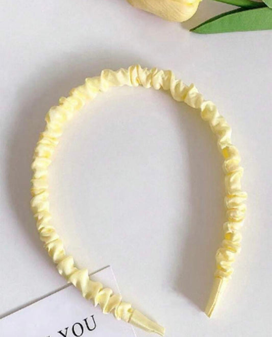 Satin Pleated Headbands