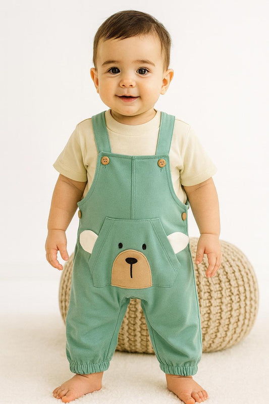 Cotton Salopette available in 2 colors