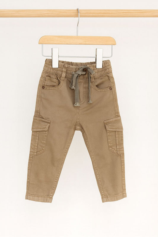 Beige Pants Full Fur Inside