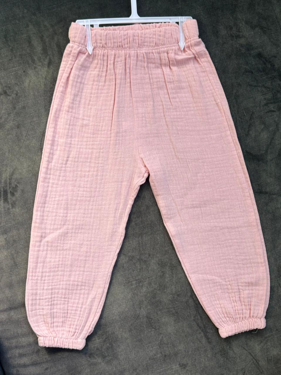 Linen pink set