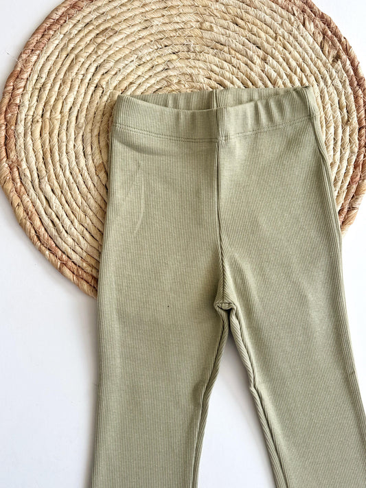 Cotton flare pants