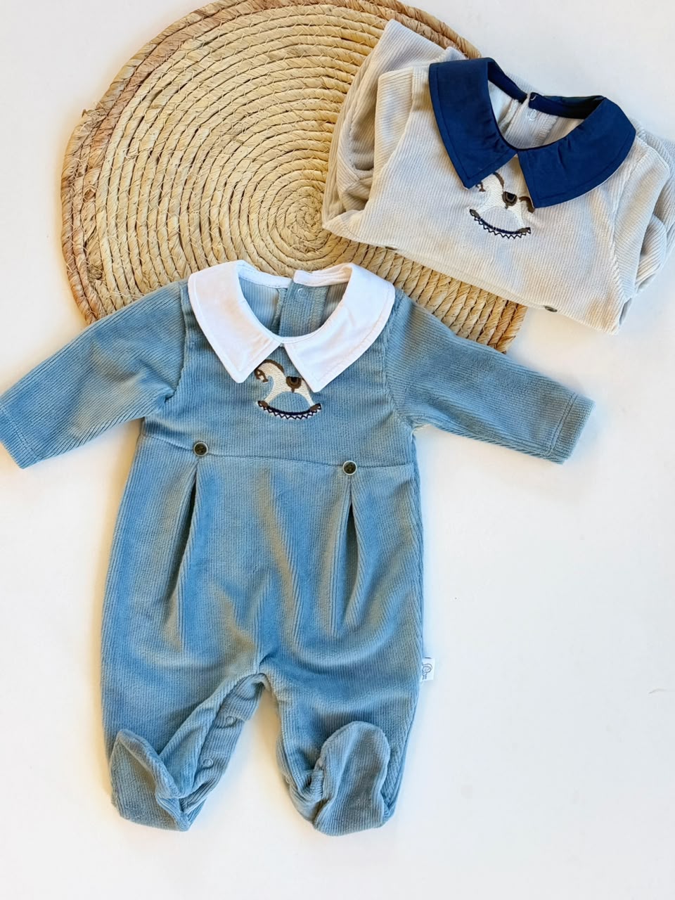 Velvet overall available in 2 colors
