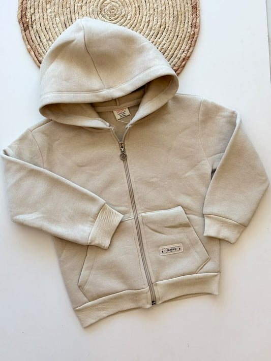 Fleece zip-up hoodies