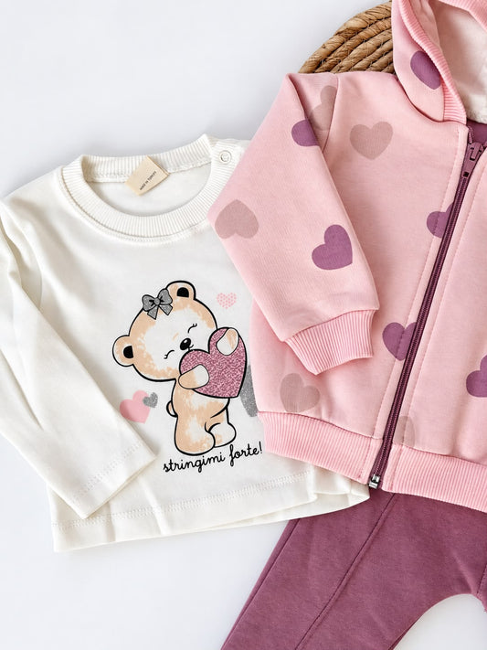 3 pieces fleece set