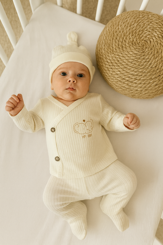 Cotton 3 pieces set pijama available in 2 colors