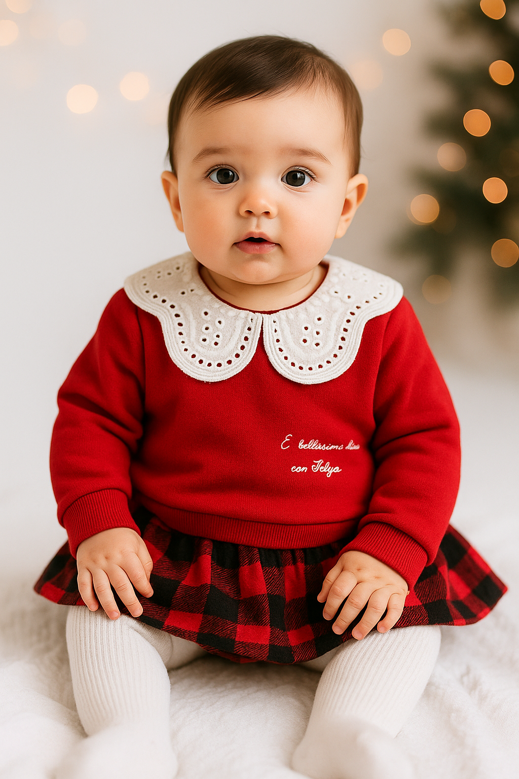 Fleece Christmas Dress