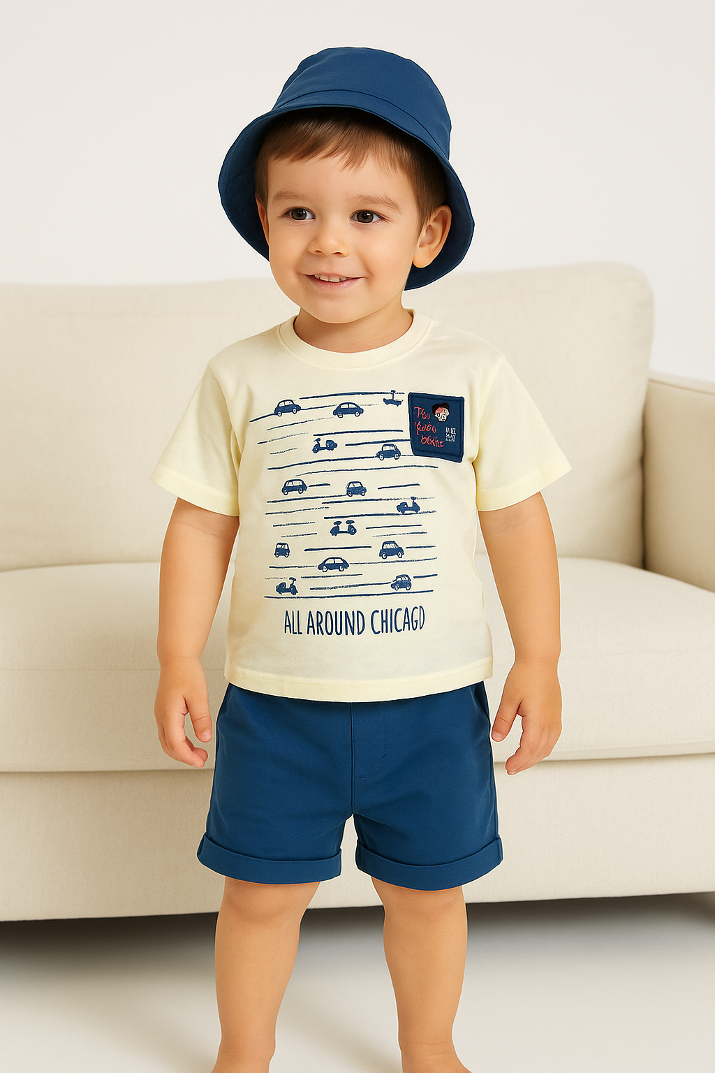 Cotton Set with Hat