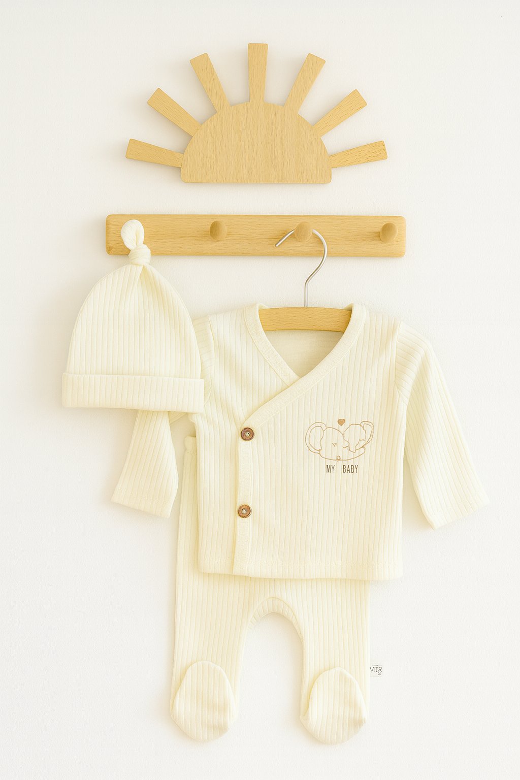 Cotton 3 pieces set pijama available in 2 colors