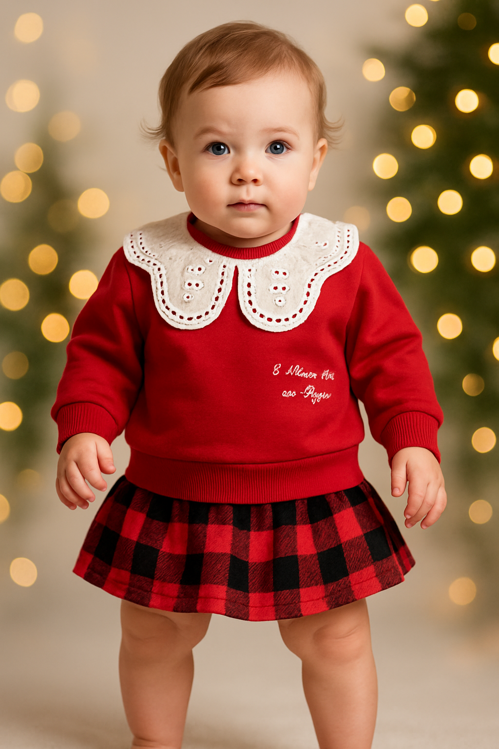 Fleece Christmas Dress