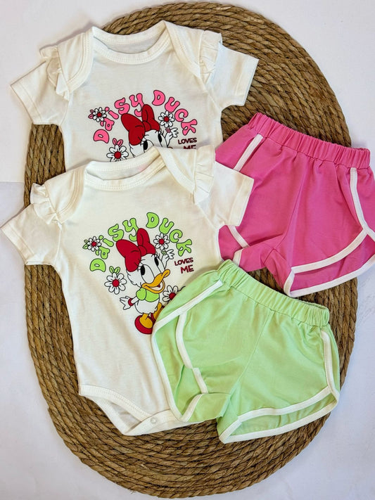 Daisy Duck Bodysuit & Shorts Set