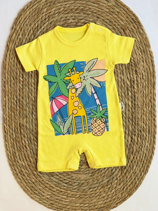 Cotton Girafe Romper (4 colors)