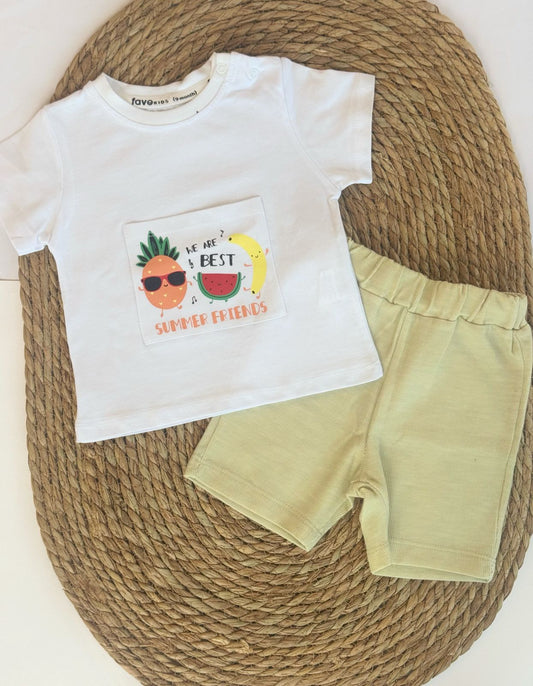 Cotton boys set