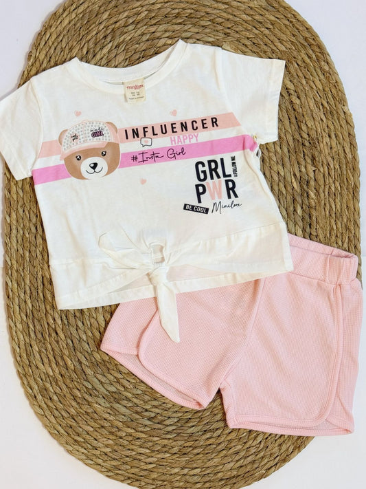 Toddler Girl Cotton set available in 5 colors