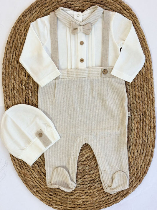 Linen Overall with Hat