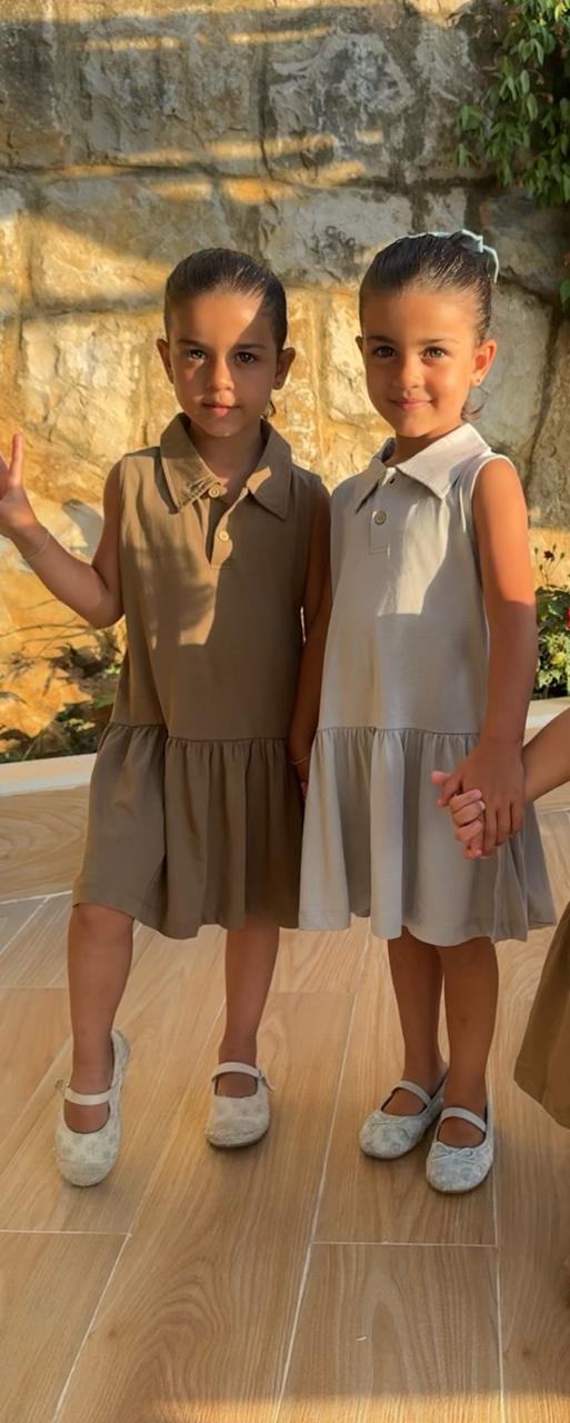 Cotton Girls Dress available in 2 colors