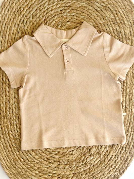 Beige Polo Shirt