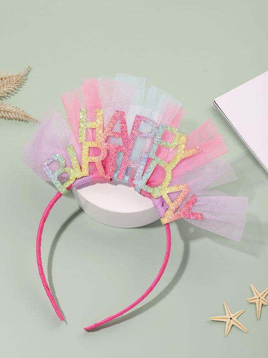 Happy Birthday Colorful Headband