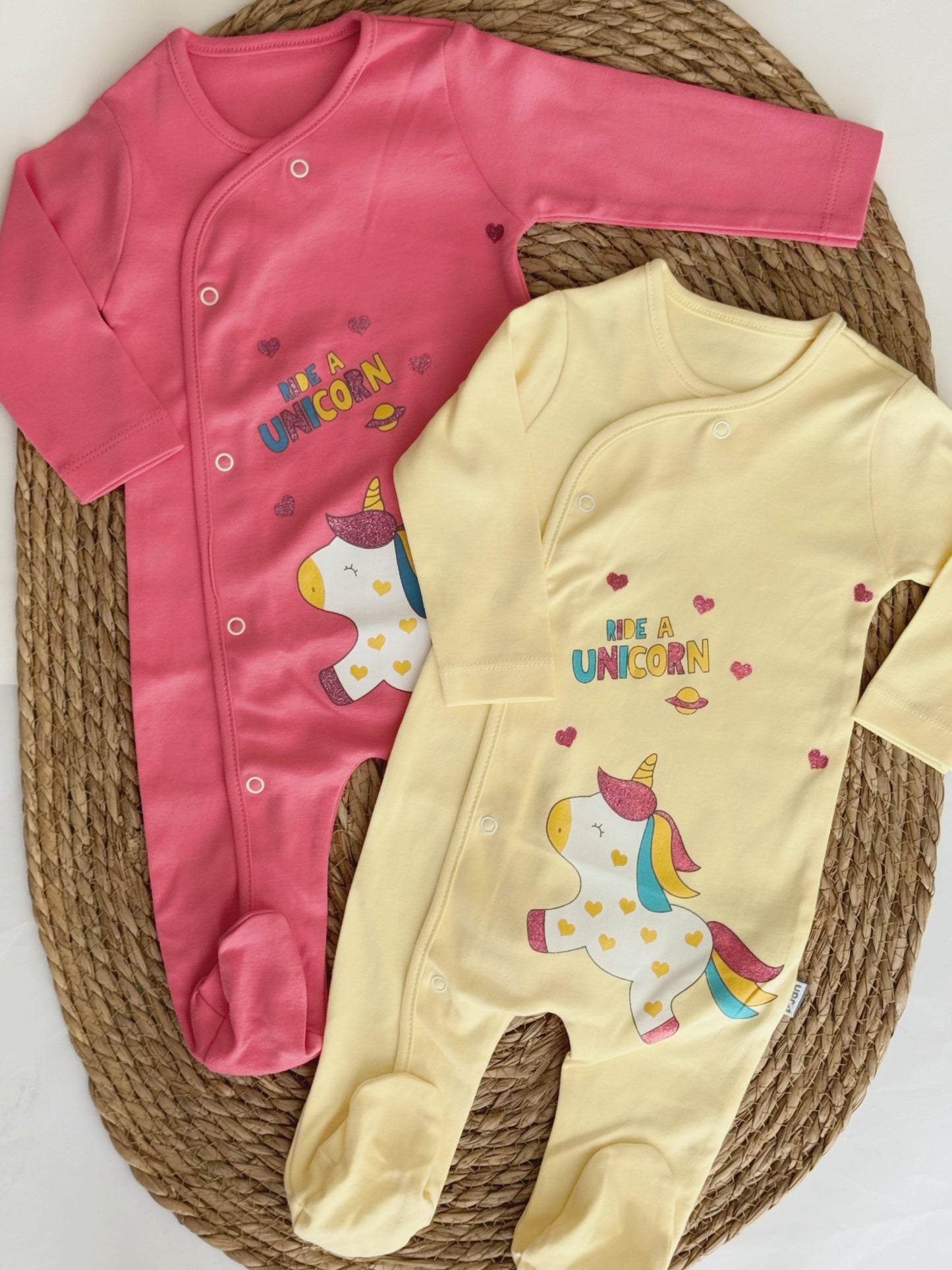 Cotton Unicorn Overall Available in 2 colors