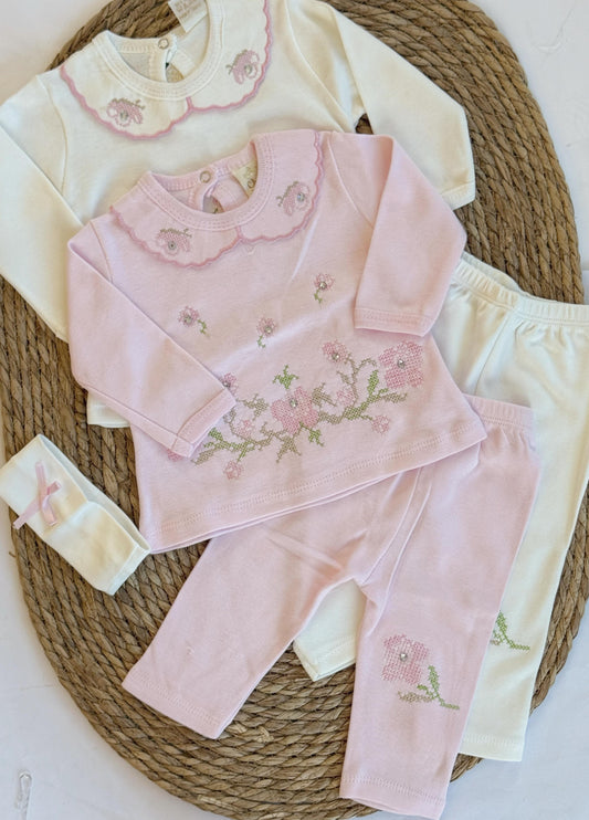 Cotton Baby Pijama available in 2 colors