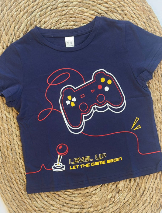 Cotton Navy Tshirt