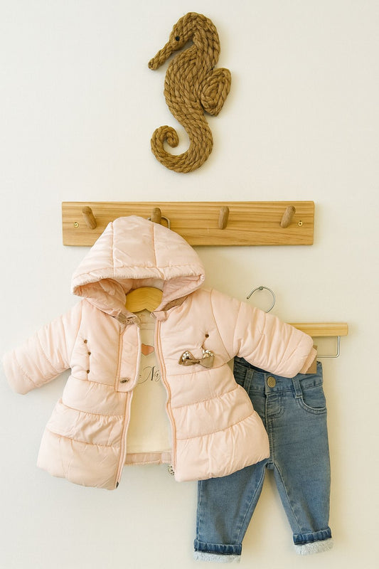 3 pieces girls set / fur inside
