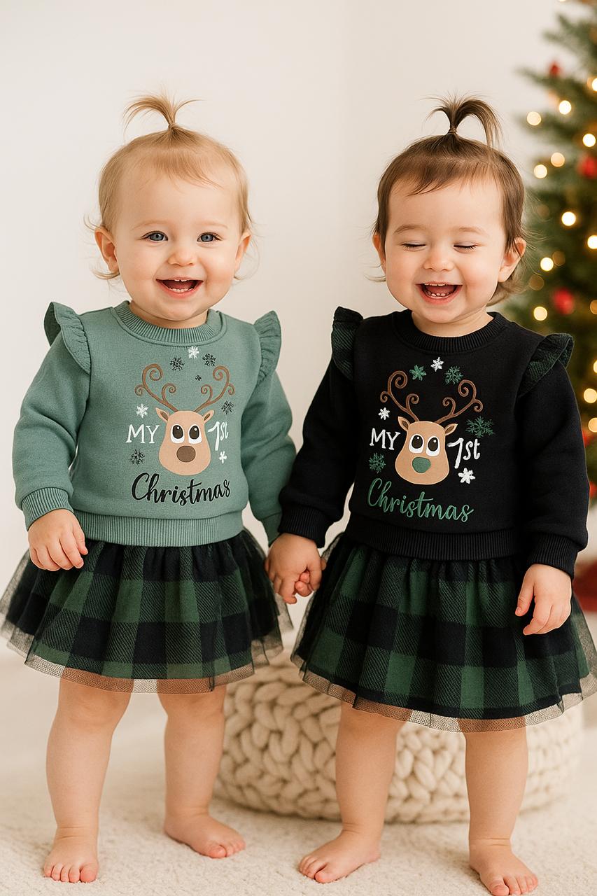 Fleece Dress available in 2 Colors