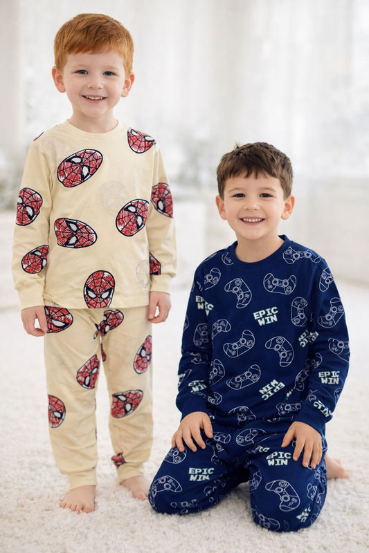 100% Cotton pyjamas available in 2 colors