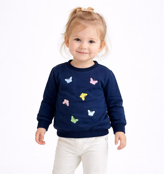 Navy Cotton Sweater