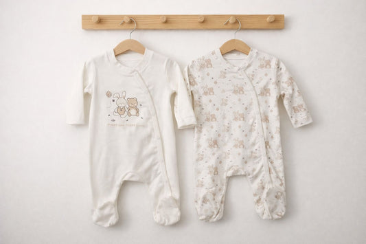 Set of 2 cotton overalls