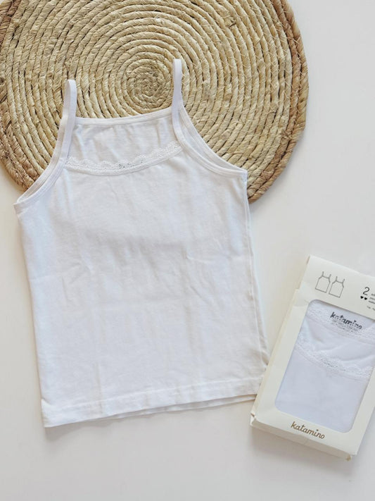 Pack of 2 cotton camisole