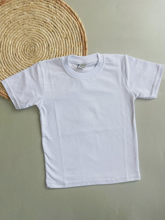 Short-sleeve white tshirt