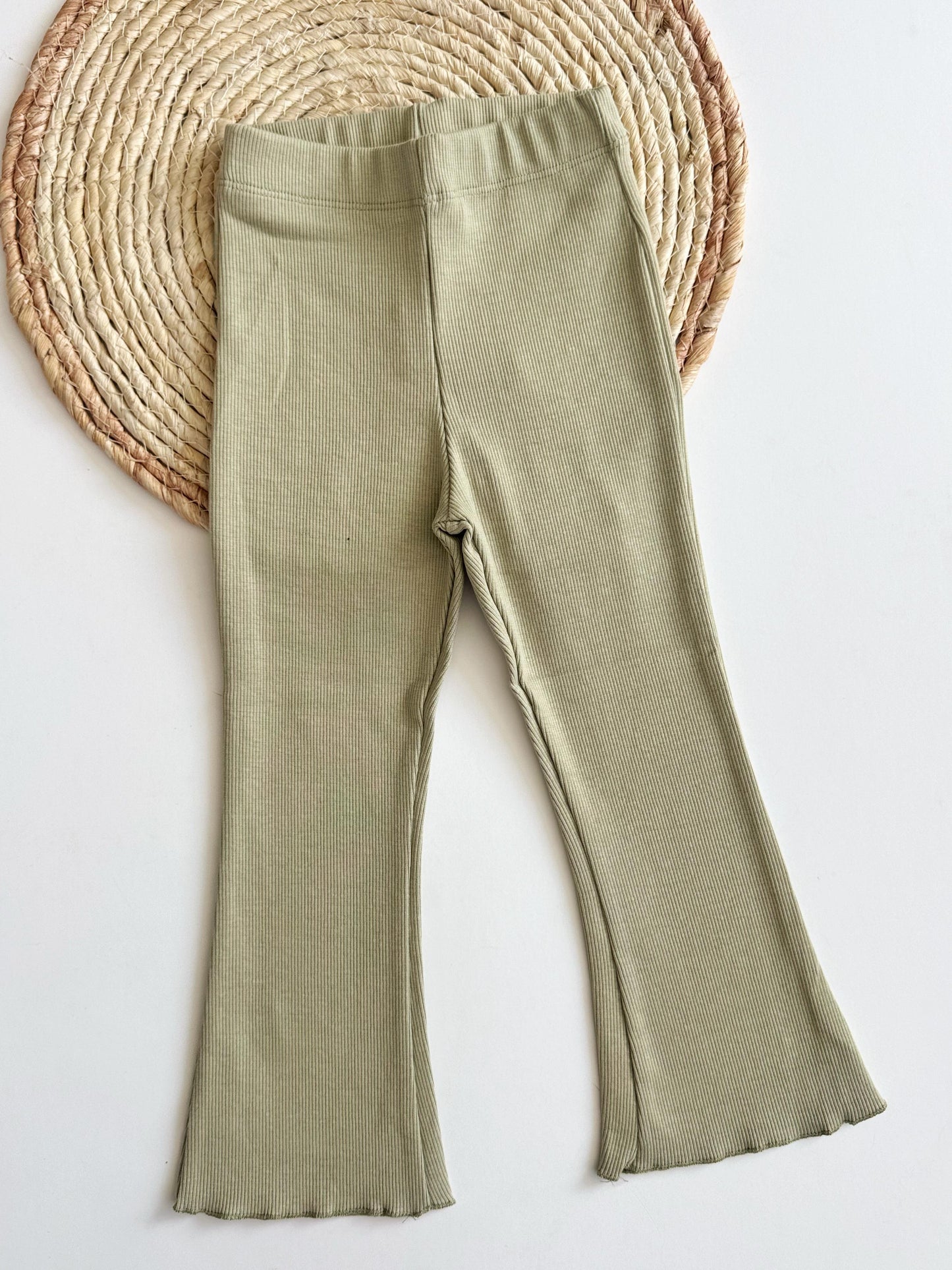Cotton flare pants