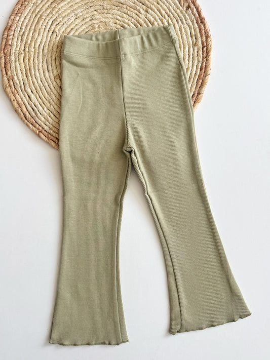 Cotton flare pants