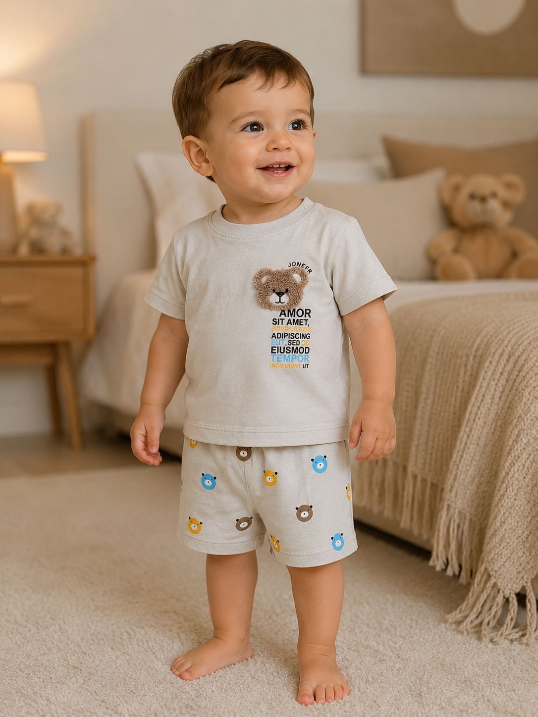 Light grey cotton pyjama