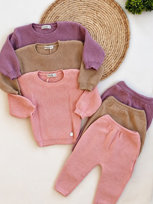 Knit Sets available in 3 colors