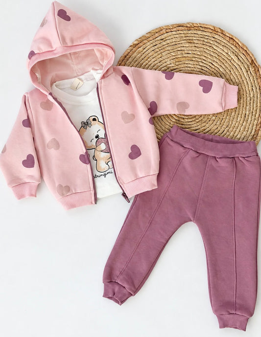 3 pieces fleece set
