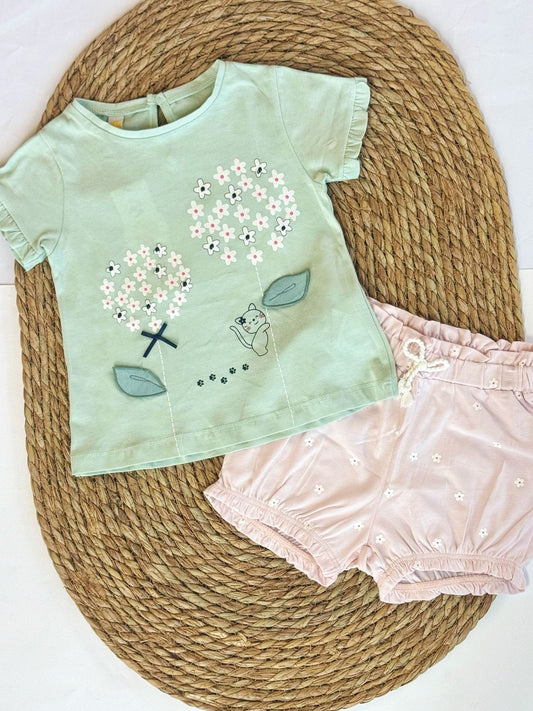 Cotton set Short & Tshirt