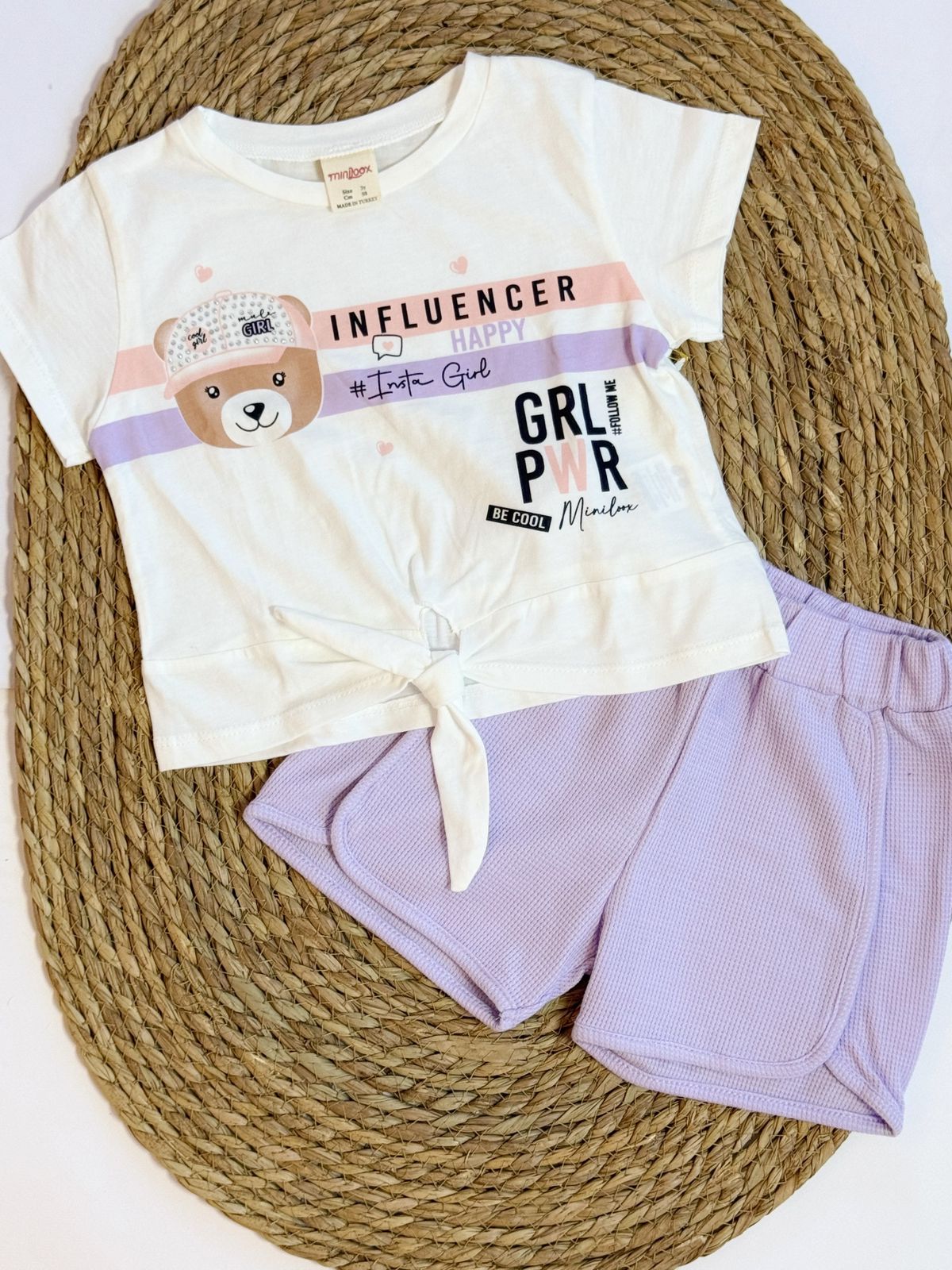 Toddler Girl Cotton set available in 5 colors