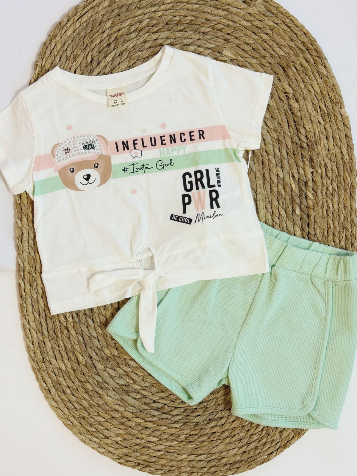 Toddler Girl Cotton set available in 5 colors
